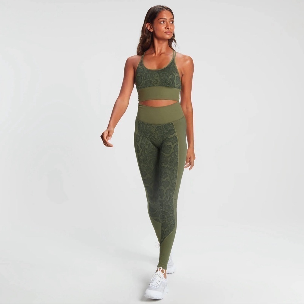 MP Snake Seamless Leggings - Green NWOT